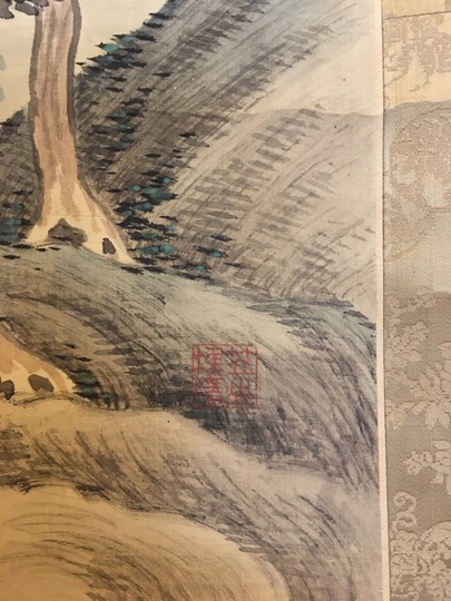 大倉笠山 擬唐人山水図｜古美術・掛け軸の販売・買取・鑑定-松本