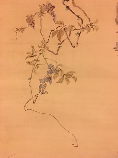 椿椿山 春林紫雪図｜古美術・掛け軸の販売・買取・鑑定-松本松栄堂