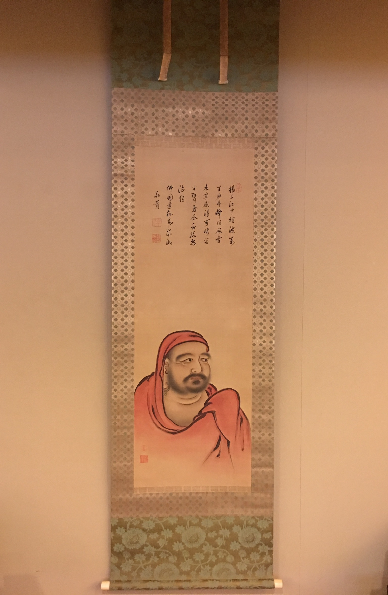 卓峰道秀 達磨像図｜古美術・掛け軸の販売・買取・鑑定-松本松栄堂