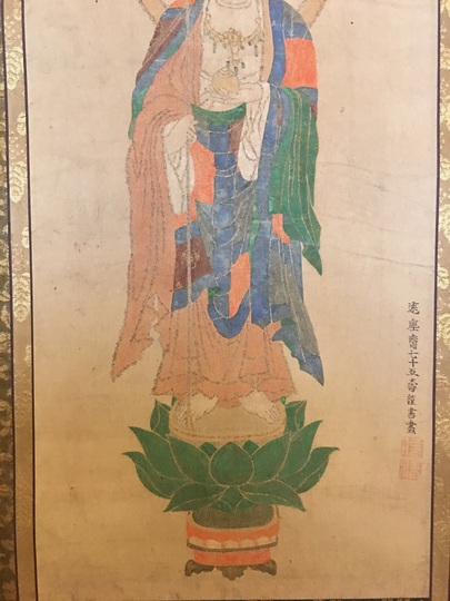 ♥掛軸　子育地蔵尊　掛け軸　骨董品　地蔵 ♥掛軸子育地蔵尊掛け軸骨董品地蔵
