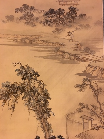 小田海僊 夏雲欲雨図｜古美術・掛け軸の販売・買取・鑑定-松本松栄堂