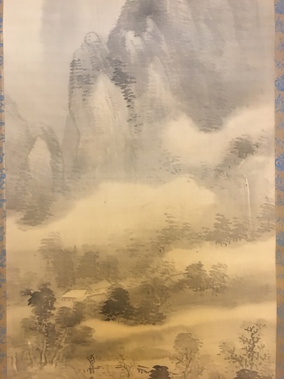 谷文晁 雨後山水図｜古美術・掛け軸の販売・買取・鑑定-松本松栄堂