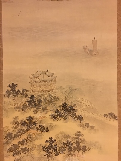 中林竹洞 洞庭春色｜古美術・掛け軸の販売・買取・鑑定-松本松栄堂