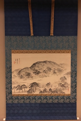 山本梅逸 嵐山図