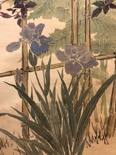 Takasima Hokkai Flower Matsumoto Shoeido Japanese Paintings And Calligraphy