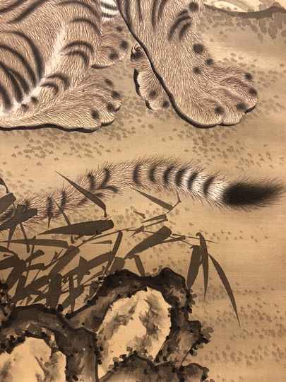 Katsuno Hanko Tiger｜Matsumoto Shoeido | Japanese Paintings