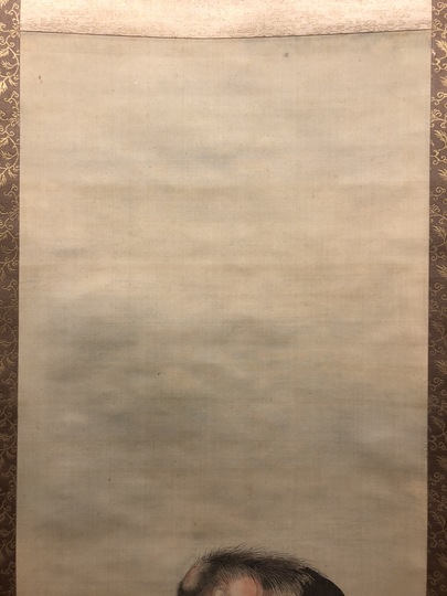 宋紫石 蝦蟇仙人図 左右牡丹図｜古美術・掛け軸の販売・買取