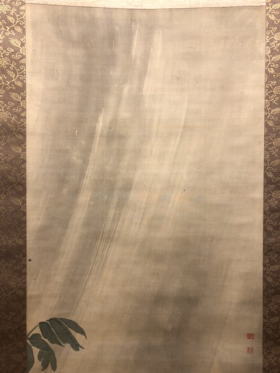 宋紫石 蝦蟇仙人図 左右牡丹図｜古美術・掛け軸の販売・買取・鑑定