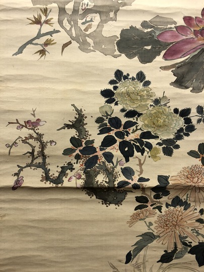古梅園名花十友名友1976年製紀念墨純松煙