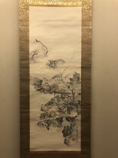 中村左洲　駒引きの図 1120613695.jpg
