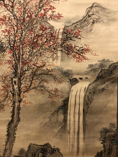 小田海僊 米法山水図幅 | 弘和洞