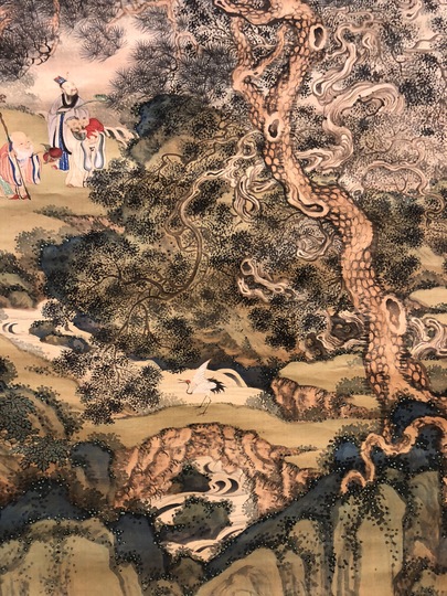 吉田公均 青緑天保九如図｜古美術・掛け軸の販売・買取・鑑定-松本松栄堂