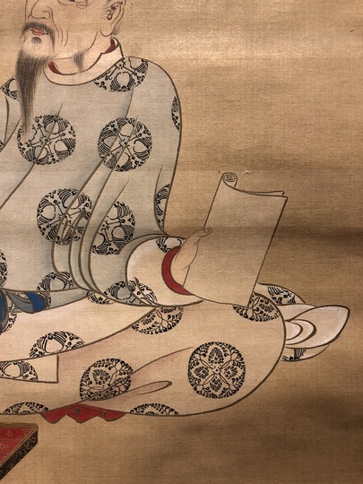 土佐光起 柿本人麿|古美術・掛け軸の販売・買取・鑑定-松本松栄堂 土佐光起 柿本人麿|古美術・掛け軸の販売・買取・鑑定-松本松栄堂