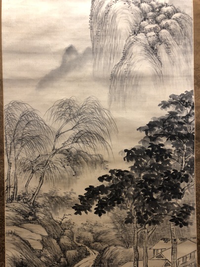 貫名海屋 梧竹幽居図|古美術・掛け軸の販売・買取・鑑定-松本松栄堂 貫名海屋 梧竹幽居図|古美術・掛け軸の販売・買取・鑑定-松本松栄堂