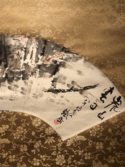 富岡鉄斎 嵐山春雨図｜古美術・掛け軸の販売・買取・鑑定-松本松栄堂