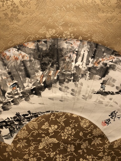 富岡鉄斎 嵐山春雨図｜古美術・掛け軸の販売・買取・鑑定-松本松栄堂
