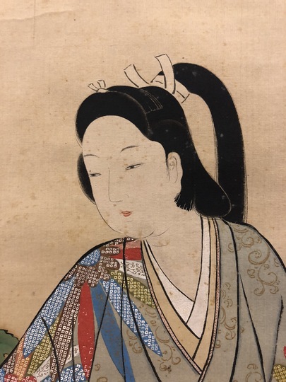 狩野常信 美人図 掛軸 狩野雪信 美人図｜古美術・掛け軸の販売・買取・鑑定-松本松栄堂