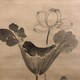 中林竹洞 水墨蓮図 8
