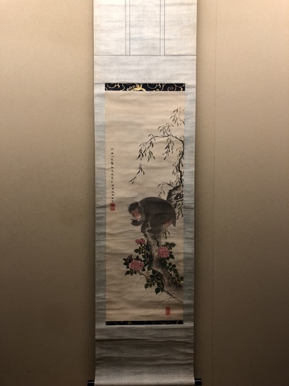 ♥掛軸　天龍 　人物画　掛け軸　骨董品 Amazon.co.jp: 掛け軸 掛軸 開運縁起 天に昇る龍 : ホーム＆キッチン