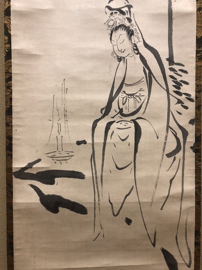 九十九伸一　【光のカノン】　美術品 Hakuin Ekaku Kannon ｜Matsumoto Shoeido | Japanese Paintings and