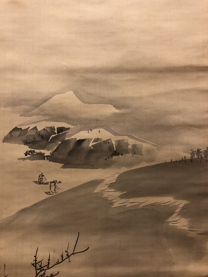 円山応挙 早春山水図｜古美術・掛け軸の販売・買取・鑑定-松本松栄堂