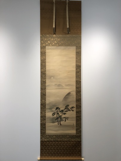 谷文晁 富士見西行図｜古美術・掛け軸の販売・買取・鑑定-松本松栄堂