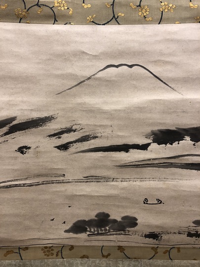 掛け軸 池大雅 絹本