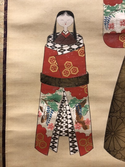 山口素絢 雛図｜古美術・掛け軸の販売・買取・鑑定-松本松栄堂