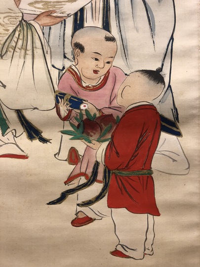 掛軸 竹田寿昌 お多福 共箱 松 2-64 掛軸 竹田寿昌 お多福 共箱 松 2-64 - メルカリ