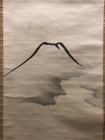 模写/松村呉春/ 酔李白之画/布袋屋掛軸HB-50 西村五雲 : 白熊 ・掛軸 ・絹本 ・昭和時代 ・20世紀