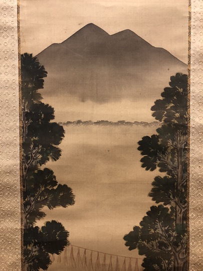 【真作】【複製】掛軸　工芸品　一行書　逸品　O119 真作】掛軸 秋月銘 高砂 逸品 共箱入 O143 - メルカリ