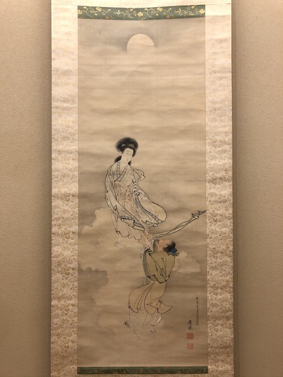 円山応挙 月宮殿図｜古美術・掛け軸の販売・買取・鑑定-松本松栄堂