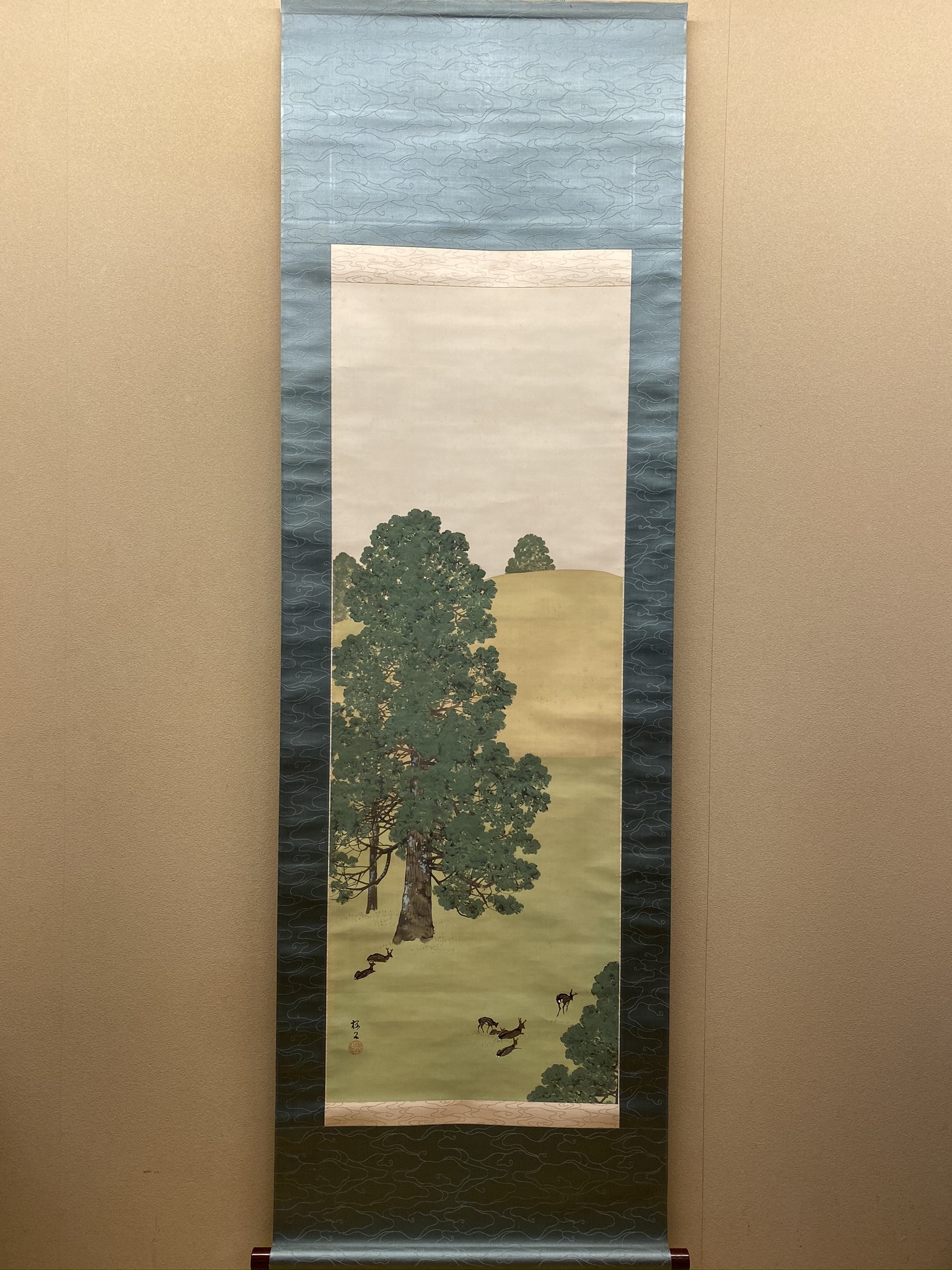 木島桜谷 春日野｜古美術・掛け軸の販売・買取・鑑定-松本松栄堂