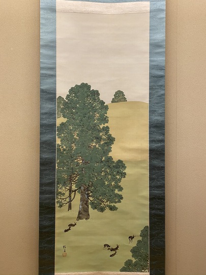 木島桜谷 春日野｜古美術・掛け軸の販売・買取・鑑定-松本松栄堂