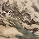 川村曼舟 渓山飄雪 12