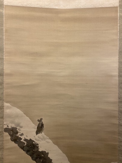 菊池芳文 雪中紅梅｜古美術・掛け軸の販売・買取・鑑定-松本松栄堂