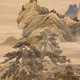 狩野永岳 漁邨夕照図 8