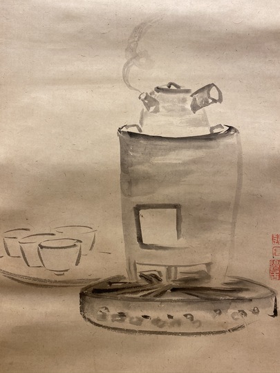 大田垣蓮月 煎茶画賛｜古美術・掛け軸の販売・買取・鑑定-松本松栄堂