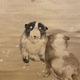 渡辺省亭 桜樹狗児 10