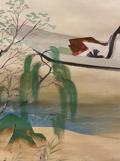 洋一掛け軸です。 梥本一洋 江口｜古美術・掛け軸の販売・買取・鑑定-松本松栄堂