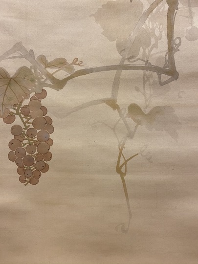 模写/木村武山/紅葉に菊図/布袋屋掛軸HD-980 模写/木村武山/紅葉に菊図/布袋屋掛軸HD-980 - メルカリ