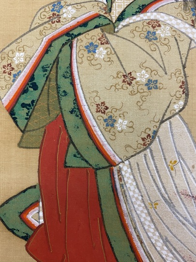 英一蝶 竹取物語図｜古美術・掛け軸の販売・買取・鑑定-松本松栄堂