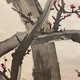 鈴木松年 紅梅鶯図 9