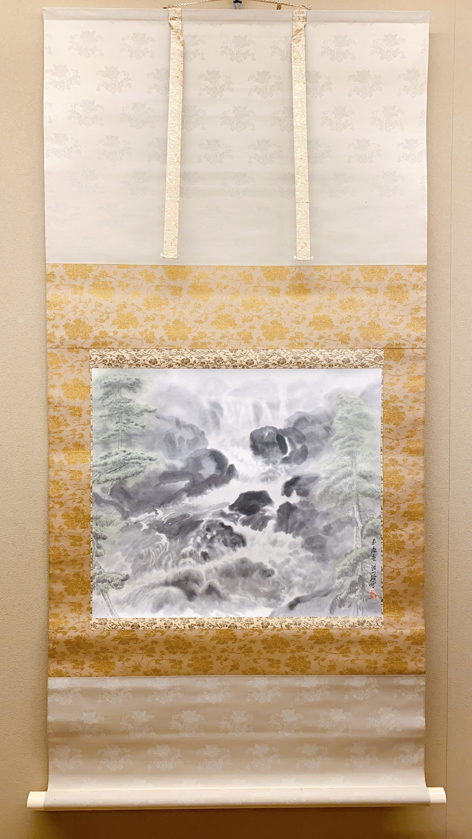近藤浩一路 林間飛泉｜古美術・掛け軸の販売・買取・鑑定-松本松栄堂