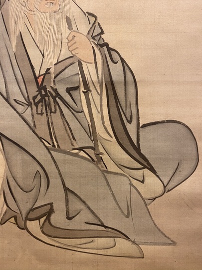 円山応挙 寿星図｜古美術・掛け軸の販売・買取・鑑定-松本松栄堂