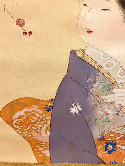 伊藤小坡 梅咲く頃｜古美術・掛け軸の販売・買取・鑑定-松本松栄堂