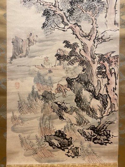 掛け軸  池大雅  絹本 池大雅の取扱い作品｜古美術・掛け軸の販売・買取・鑑定-松本松栄堂