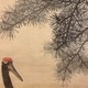 円山応挙 雙鶴唫松図 7