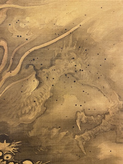 Amazon｜掛け軸 開運画 龍 竜 たつ 辰 干支 正月 十二神将昇龍図