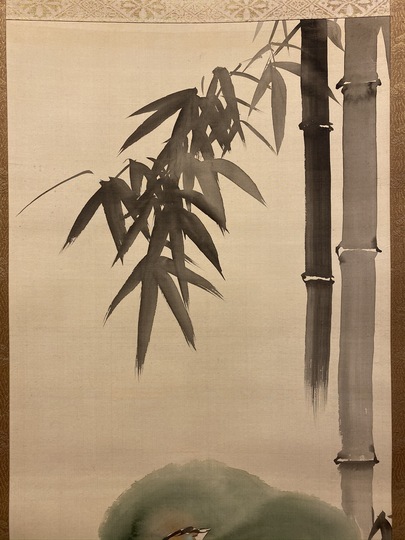 酒井抱一 梅図 掛軸 M1000